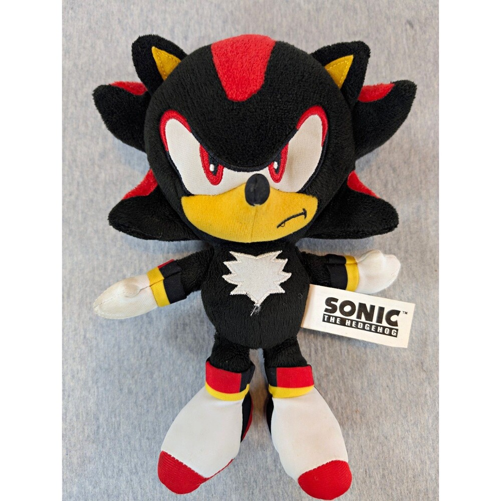 SEGA Sonic the Hedgehog Shadow Plush Toy Black/Red Polyester 2025 MPN 0125H01
